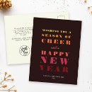 Search for corporate new years cards Typography