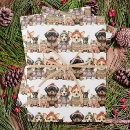 Search for cat dog christmas wrapping paper Festive