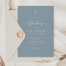 Search for blue christening invitations Elegant