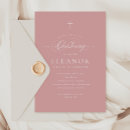 Search for pink christening invitations Elegant