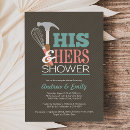 Search for his and her shower invitations Couples