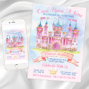 Search for castle birthday invitations Princess