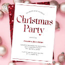 Search for work seasonal invitations Red