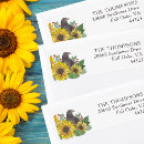 Search for crow return address labels Black bird