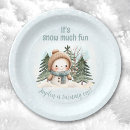 Search for vintage snowman plates Winter