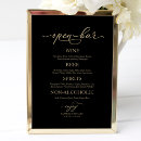 Search for black and gold menus Calligraphy