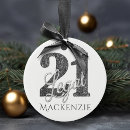 Search for 21st birthday christmas tree decorations Legal age