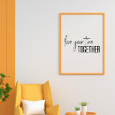 Search for together quote posters Typography
