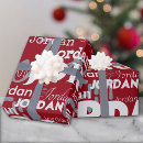 Search for red and silver wrapping paper Pattern