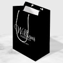 Search for black and white wedding gift bags Script