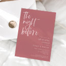 Search for rose rehearsal dinner invitations Pink