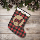 Search for buffalo plaid christmas stockings Trendy