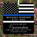 Search for law enforcement christmas tree decorations Thin blue line