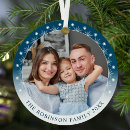 Search for blue christmas tree decorations two photo