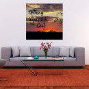 Search for nothing is impossible with god posters Scripture