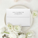 Search for pre addressed wedding envelopes Black and white