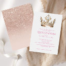 Search for crown quinceanera invitations Modern