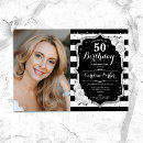 Search for black white silver invitations Elegant