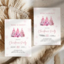 Search for snowflakes seasonal invitations Watercolor