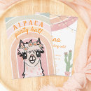 Search for alpaca birthday invitations Llama