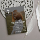 Search for christian memorial service invitations Cross