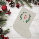 Search for burlap christmas stockings Rustic