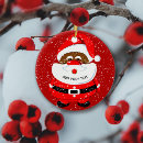Search for african american santa christmas tree decorations Red