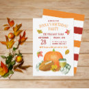 Search for november birthday invitations Autumn