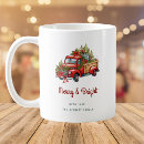 Search for vintage red truck mugs Elegant