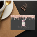 Search for sweets business cards Glitter