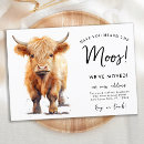 Search for cow moving announcement cards Farm animal