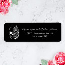 Search for gothic wedding return address labels Hallowedding