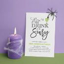 Search for scary halloween invitations Typography