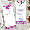 Search for pink menus Bridal shower
