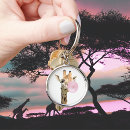Search for giraffe rounded key rings Cute