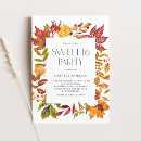 Search for autumn sweet 16 invitations Watercolor