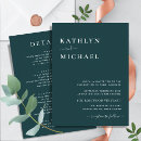 Search for simple typography wedding invitations All in one