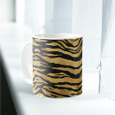 Search for gold tiger mugs Trendy