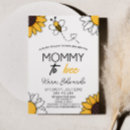 Search for bumble bee shower invitations Mummy to bee