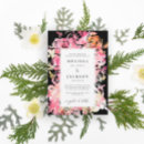 Search for black and fuchsia wedding invitations Floral