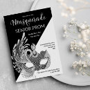 Search for prom birthday invitations Masquerade