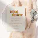 Search for groovy bridal shower invitations Retro