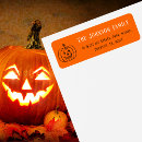 Search for halloween return address labels Orange