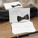 Search for bow tie save the dates Black and white