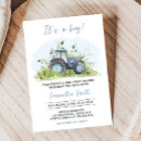 Search for blue tractor invitations Barnyard