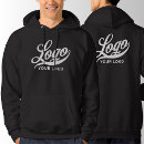 Search for front and back hoodies Black