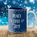 Search for peace and joy mugs Modern