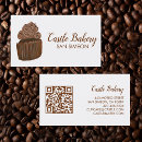 Search for modern bakery business cards Qr code