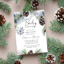Search for pine invitations Snowflakes