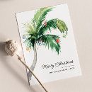 Search for palm tree christmas cards Watercolor